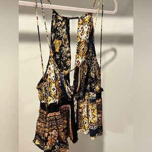 Patterned Free People Blouse